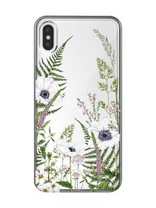 Прозорий чохол на iPhone XS Max :: Квіти польові (принт 363)
