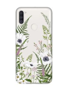 Прозорий чохол на Samsung Galaxy A11 :: Квіти польові (принт 363)