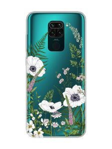 Прозорий чохол на Xiaomi Redmi Note 9 :: Квіти польові (принт 363)