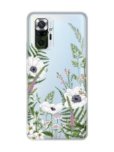 Прозорий чохол для Xiaomi Redmi Note 10 Pro / 10 Pro Max :: Квіти польові (принт 363)