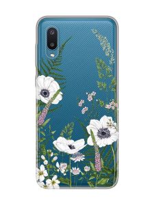 Прозорий чохол на Samsung Galaxy A02/A022 (2021) :: Квіти польові (принт 363)