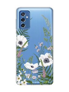 Прозорий чохол на Samsung Galaxy M52 :: Квіти польові (принт 363)
