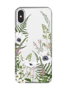 Прозорий чохол на iPhone X / XS :: Квіти польові (принт 363)
