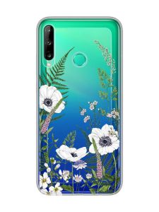 Прозорий чохол для Huawei P40 lite E / Y7p  :: Квіти польові (принт 363)