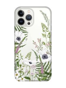 Прозорий чохол із захистом камери на iPhone 14 Pro Max :: Квіти польові (принт 363)