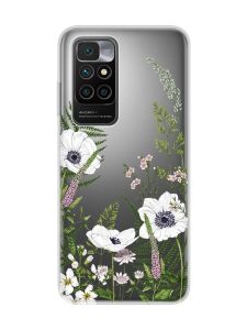 Прозорий чохол на Xiaomi Redmi 10/10 (2022) :: Квіти польові (принт 363)
