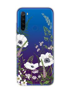 Прозорий чохол на Xiaomi Redmi Note 8T :: Квіти польові (принт 363)