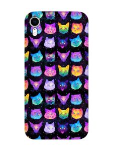 Матовий чохол з чорними боками на iPhone XR :: Котики Фон (принт 362)
