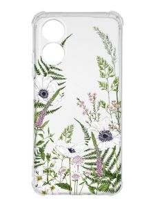 Чохол із потовщеними кутами на Oppo A17 :: Квіти польові (принт 363)