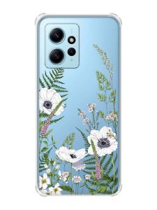 Чохол з потовщеними кутами на Xiaomi Redmi Note 12 4G :: Квіти польові (принт 363)