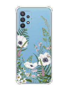 Чохол з потовщеними кутами на Samsung Galaxy A32 :: Квіти польові (принт 363)