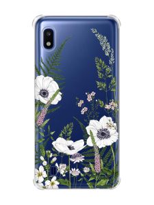 Чохол з потовщеними кутами на Samsung Galaxy A10 (2019)/A105 :: Квіти польові (принт 363)