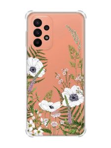 Чохол з потовщеними кутами на Samsung Galaxy A23 :: Квіти польові (принт 363)