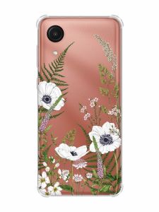 Чохол з потовщеними кутами на Samsung Galaxy A03 Core/A032 :: Квіти польові (принт 363)