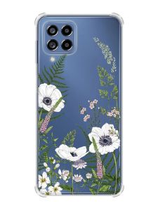 Чохол з потовщеними кутами на Samsung Galaxy M53 (M536) 5G :: Квіти польові (принт 363)