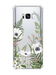 Чохол з потовщеними кутами на Samsung Galaxy S8 :: Квіти польові (принт 363)