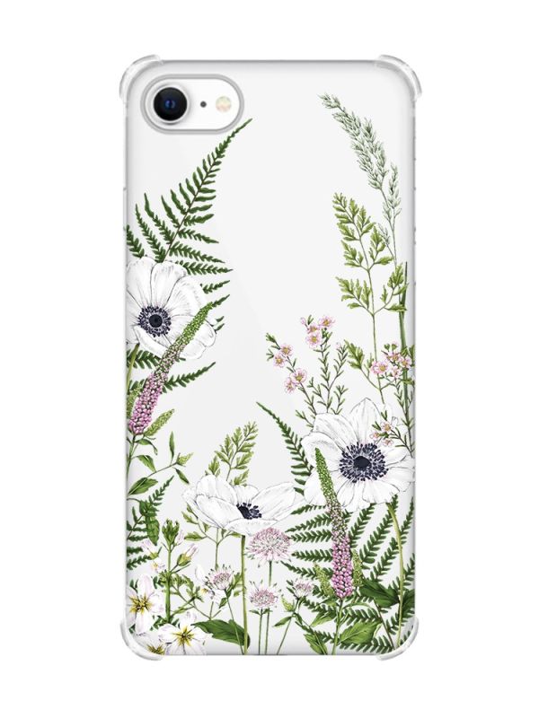Чохол з потовщеними кутами на iPhone 7/ 7s/ 8/ 8s :: Квіти польові (принт 363)