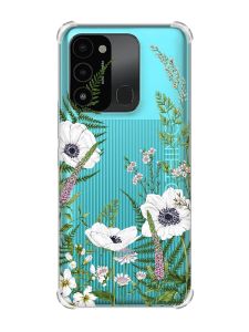 Чохол з потовщеними кутами на TECNO Spark Go 2022 :: Квіти польові (принт 363)