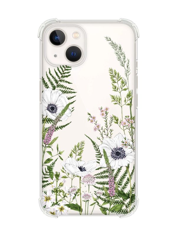 Чохол із потовщеними кутами на iPhone 14 Plus :: Квіти польові (принт 363)