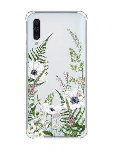 Чохол з потовщеними кутами на Samsung Galaxy A50 (2019) A505 :: Квіти польові (принт 363)