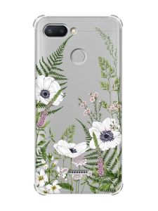 Чохол із потовщеними кутами для Xiaomi Redmi 6 :: Квіти польові (принт 363)
