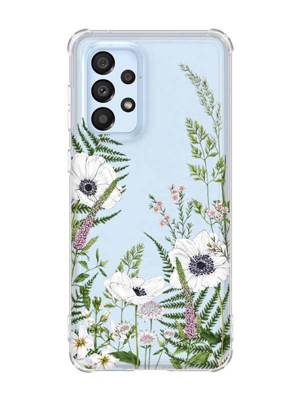 Чохол з потовщеними кутами на Samsung Galaxy A33 5G :: Квіти польові (принт 363)