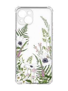 Чохол із потовщеними кутами на iPhone 15 Plus :: Квіти польові (принт 363)