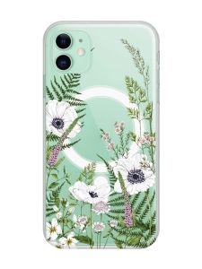 Магнітний чохол на iPhone 11 із підтримкою MagSafe :: Квіти польові (принт 363)