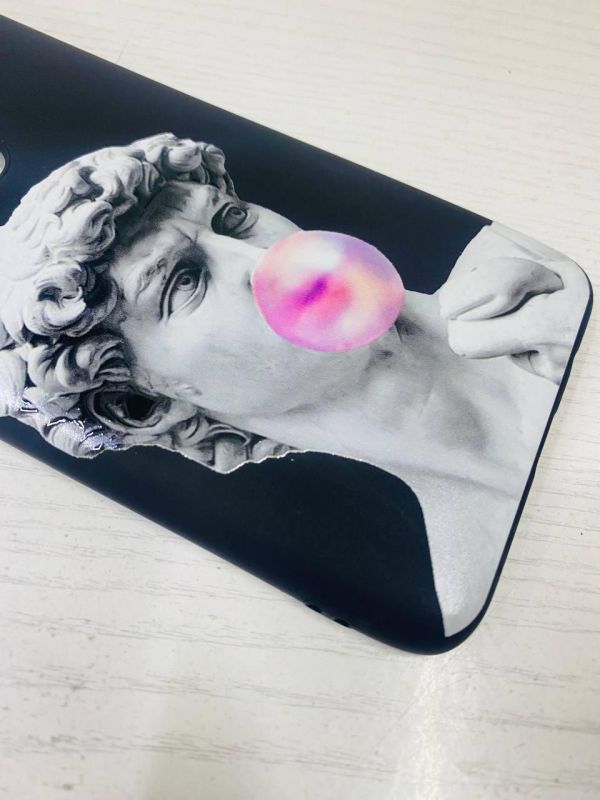 Матовий чорний чохол на Samsung Galaxy A50 (2019) A505/A30s :: Скульптура (принт 352)