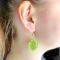 Сережки Лайм (на глянцевому акрилі)