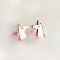 Дитячі сережки кліпси Єдиноріг (принт k_004)