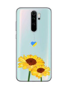 Прозорий чохол на Xiaomi Redmi Note 8 Pro :: Жовті квіти (принт 364)