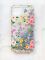 Чохол із плаваючими блискітками на iPhone 13 Срібний :: Квітковий фон (принт 369)