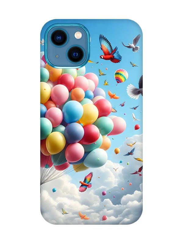 Чохол на iPhone 13 mini :: Повітряні кульки (принт 365)