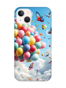 Чохол із захистом камери на iPhone 14 Plus :: Повітряні кульки (принт 365)