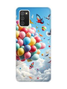 Чохол на Samsung Galaxy A02s :: Повітряні кульки (принт 365)