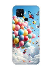 Чохол на Xiaomi Redmi 10C :: Повітряні кульки (принт 365)