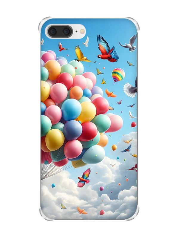 Чохол з потовщеними кутами на iPhone 7 Plus/ 8 Plus :: Повітряні кульки (принт 365)