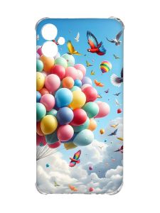Чохол з потовщеними кутами на Samsung Galaxy A05 (A055) :: Повітряні кульки (принт 365)