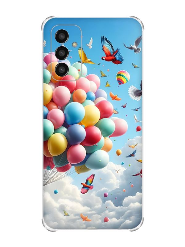 Чохол із потовщеними кутами на Samsung Galaxy M13 4G :: Повітряні кульки (принт 365)
