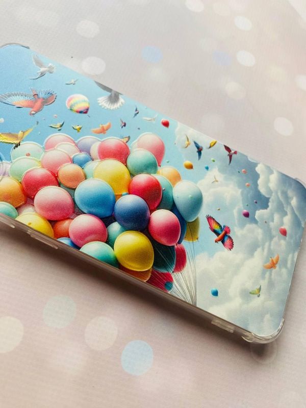 Чохол з потовщеними кутами на Samsung Galaxy M13 5G :: Повітряні кульки (принт 365)