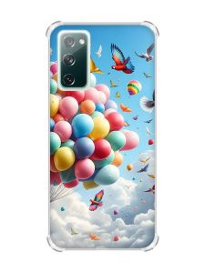 Чохол з потовщеними кутами на Samsung Galaxy S20 FE :: Повітряні кульки (принт 365)
