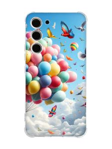 Чохол з потовщеними кутами на Samsung Galaxy S23 :: Повітряні кульки (принт 365)
