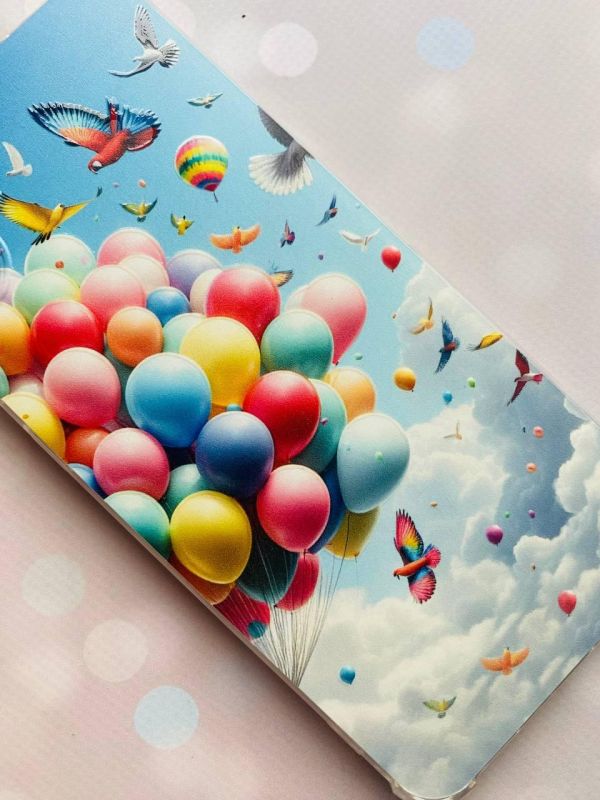 Чохол з потовщеними кутами на Xiaomi 12 Lite :: Повітряні кульки (принт 365)