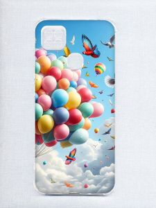 Чохол з потовщеними кутами на Xiaomi Redmi 9C/10A :: Повітряні кульки (принт 365)