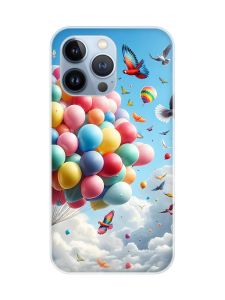 Магнітний чохол на iPhone 13 Pro (6.1) із підтримкою MagSafe :: Повітряні кульки (принт 365)