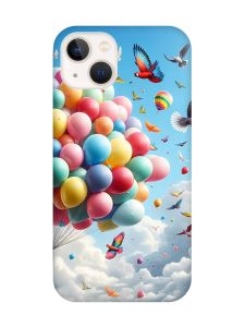 Магнітний чохол на iPhone 14 Plus із підтримкою MagSafe :: Повітряні кульки (принт 365)