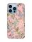 Матовий рожевий чохол на Apple iPhone 13 Pro Max :: Рослинний фон (принт 377)