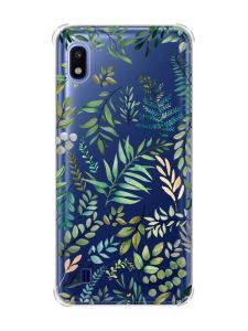 Чохол з потовщеними кутами на Samsung Galaxy A10 (2019)/A105 :: Рослинний фон (принт 377)