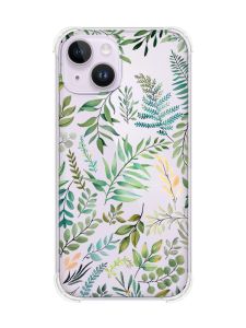 Чохол із потовщеними кутами на iPhone 14 :: Рослинний фон (принт 377)